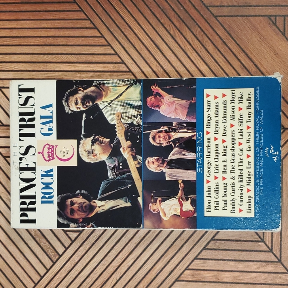 'Prince's Trust' Rock Gala VHS Wembley Arena June 5 - 6, 1987 EUC